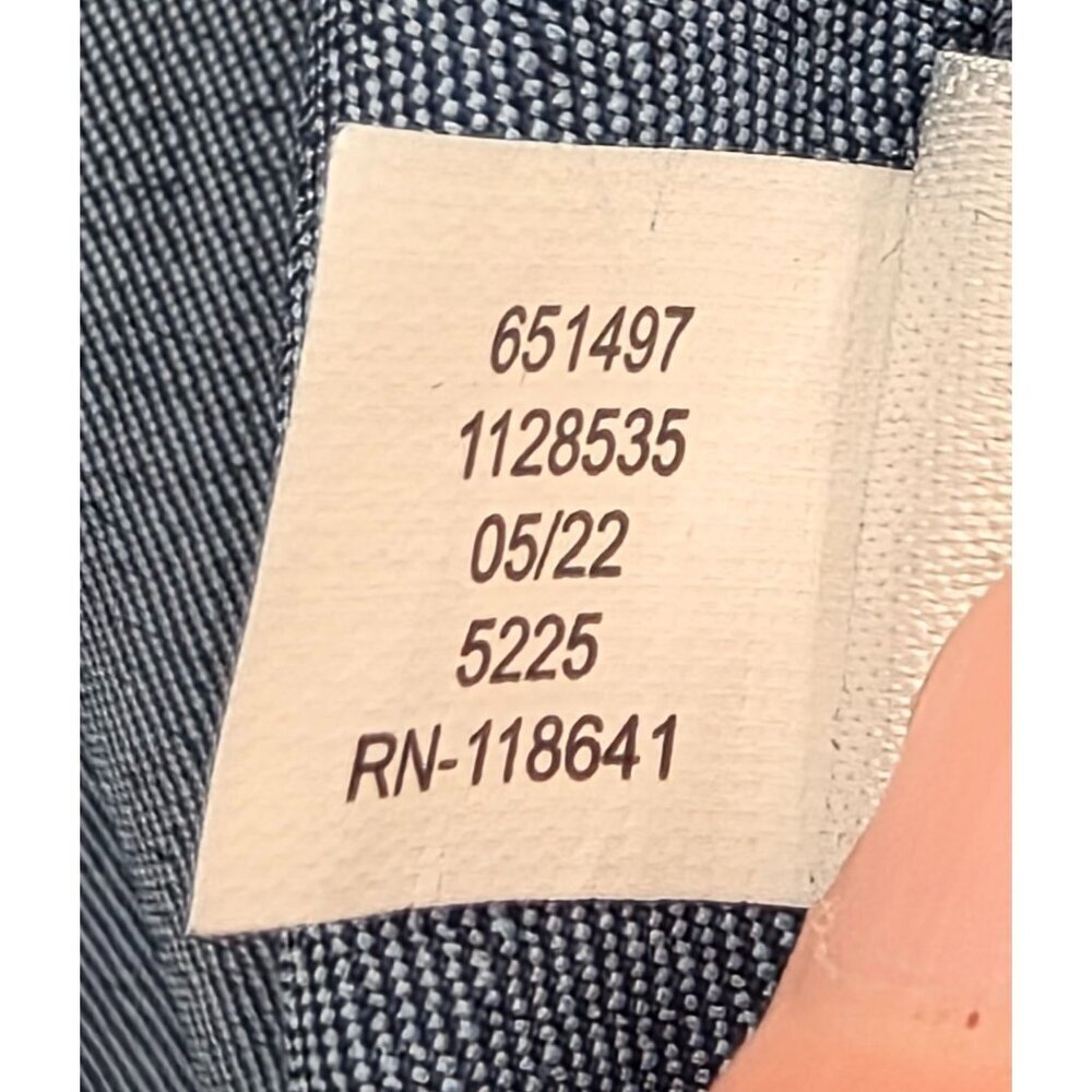 Women's - Lane Bryant Chambray Sleeveless Belted Zip-Front Jumpsuit, Size 24 L - Picture 8 of 14
